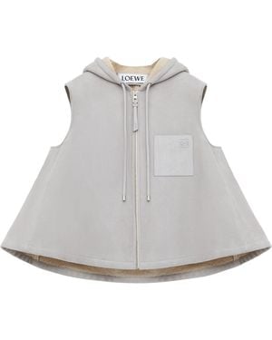 Loewe Lambskin Gilet - Grey