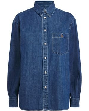 Polo Ralph Lauren The Big Cotton Denim Shirt - Blue