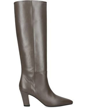 Aeyde Leather Silva Knee-High Boots 75 - Brown