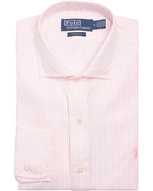 Ralph Lauren Cotton Poplin Stripe Shirt - Pink