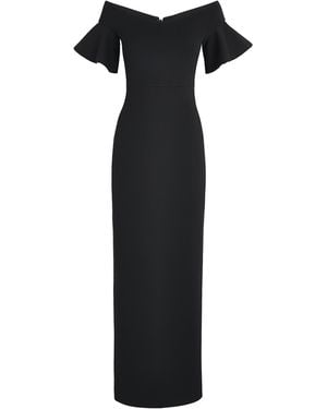 Solace London Off-The-Shoulder Cielo Gown - Black