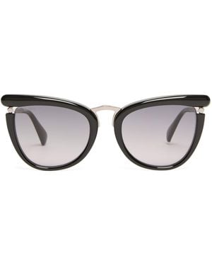 Max Mara Acetate Butterfly Sunglasses - Brown