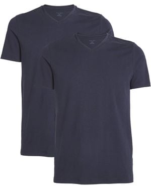FALKE Cotton-Blend Daily Comfort T-Shirt - Blue