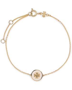 Tory Burch Plated Enamel Kira Bracelet - Metallic