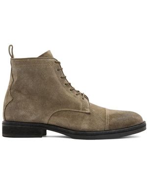 AllSaints Suede Drago Boots - Brown