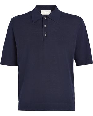 Officine Generale Brutus Polo Shirt - Blue