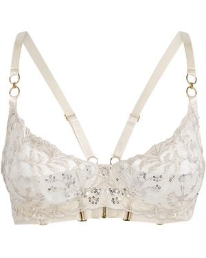 Bordelle Theia Balconette Bra - White