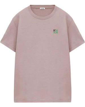 Loewe Cotton Anagram T-Shirt - Pink