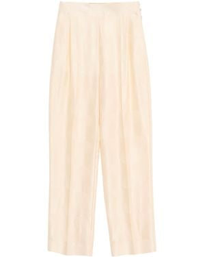 Valentino Silk Pants - White