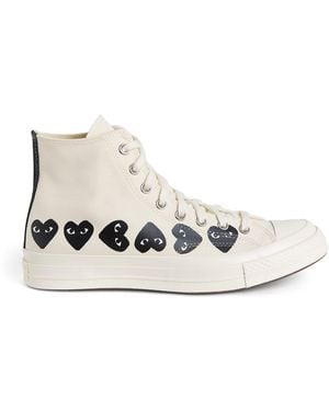 COMME DES GARÇONS PLAY X Converse Heart Chuck Taylor All Star '70 High-Top Trainers - White