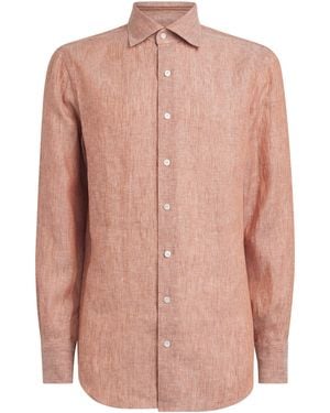 FIORONI CASHMERE Linen Shirt - Pink
