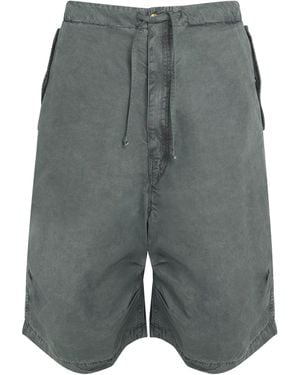 Willy Chavarria Cotton Wasko Shorts - Grey