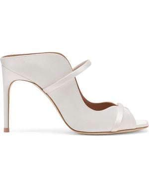 Malone Souliers Satin Noah Heeled Sandals 90 - White