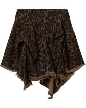 AllSaints Denim Crissy Mini Skirt - Black