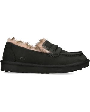 UGG Nubuck Ellis Loafers - Black