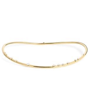 Jade Trau And Diamond Constellation Plié Choker - Natural
