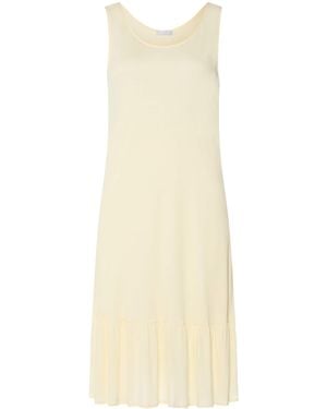Hanro Ruffle-Trim Isabella Nightdress - Natural