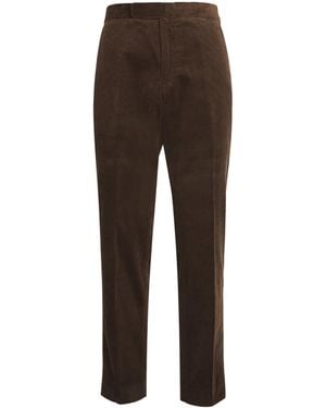 Polo Ralph Lauren Cotton Corduroy Suit Trousers - Brown