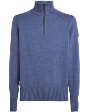 Canada Goose Rosseau Quarter-Zip Jumper - Blue