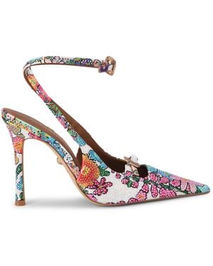 Kurt Geiger Embellished Double-Buckle Pumps - Pink