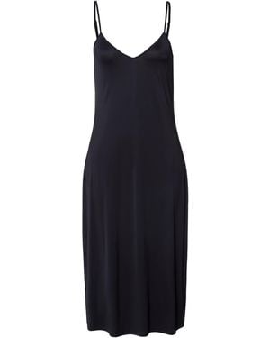 Hanro Stretch-Satin Deluxe Slip Dress - Blue