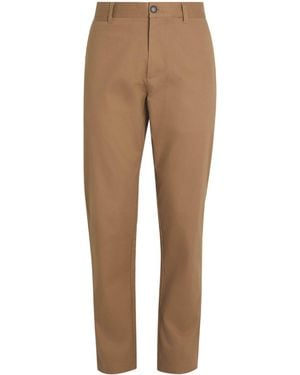 Barbour Stretch-Cotton Straight Pants - Natural