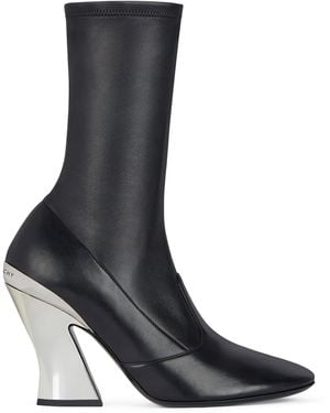 Givenchy Leather Heeled Boots 95 - Black