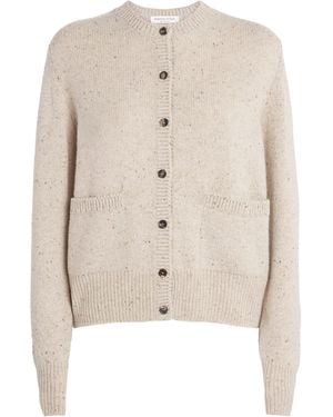 Johnstons of Elgin Donegal Cashmere Cardigan - Natural