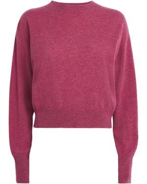 LeKasha Organic Cashmere Menorca Sweater - Red
