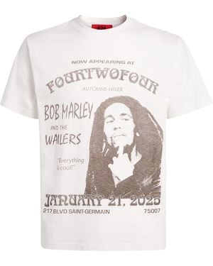 424 Cotton Bob Marley T-Shirt - White