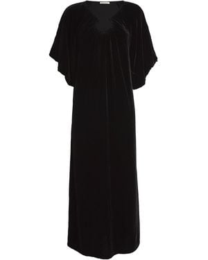 By Malene Birger Velvet Rosae Maxi Dress - Black