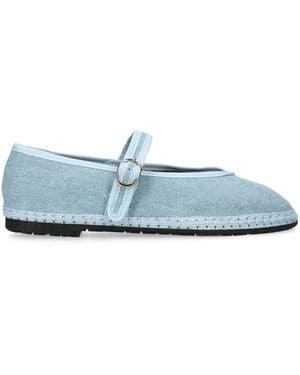 Flabelus Denim Pierre Mary Janes - Blue
