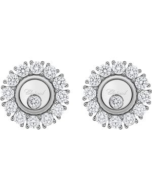 Chopard And Diamond Happy Diamonds Icons Joaillerie Stud Earrings - Metallic