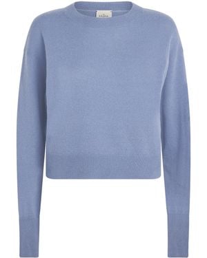LeKasha Organic Cashmere Menorca Jumper - Blue
