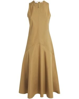 BITE STUDIOS Organic Cotton Shield Maxi Dress - Natural