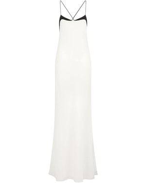 Tom Ford Stretch-Silk Camisole Maxi Dress - White