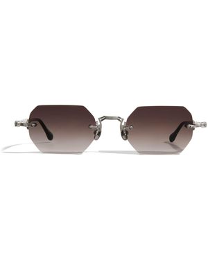 Matsuda M5010 Octagonal Sunglasses - Brown