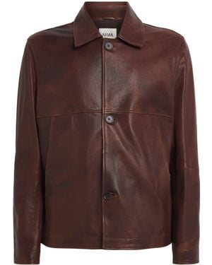 Arma Sheepskin Steep Jacket - Brown