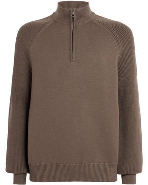 Belstaff Merino Wool Aspect Jumper - Brown