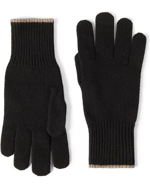 Brunello Cucinelli Cashmere Gloves - Black