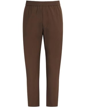 Barena Virgin Wool Elasticated Trousers - Brown