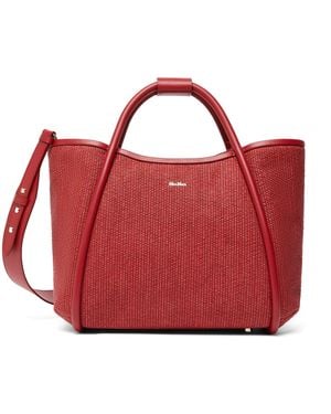 Max Mara Small Marine Top-Handle Bag - Red