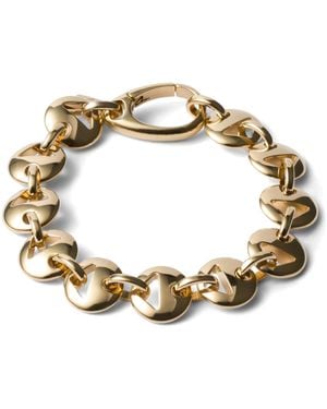 Prada Cut-Out Chain Bracelet - Metallic
