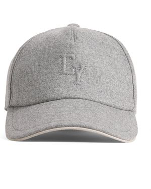 Eleventy Embroidered Logo Baseball Cap - Grey