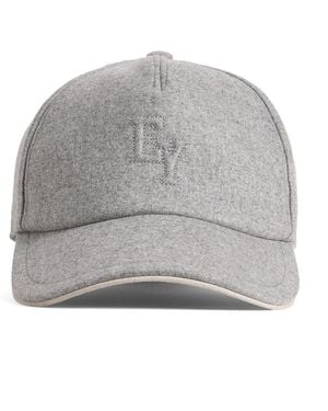 Eleventy Embroidered Logo Baseball Cap - Gray
