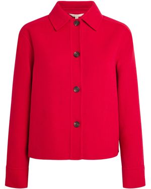 Barbour Wool-Blend Amanda Overshirt - Red