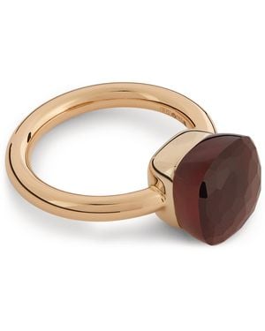 Pomellato Mixed And Garnet Nudo Classic Ring - Brown