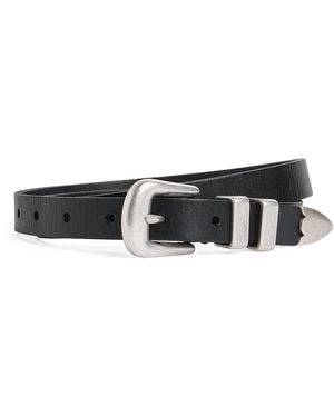 Polo Ralph Lauren Leather Western Belt - Black