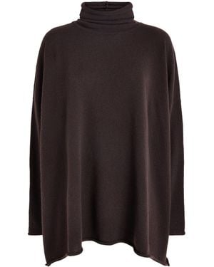 Eskandar Cashmere Rollneck Sweater - Black