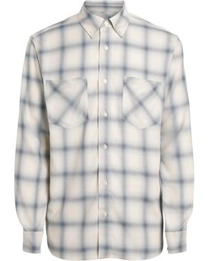 Jonathan Simkhai Plaid Rennick Shirt - White